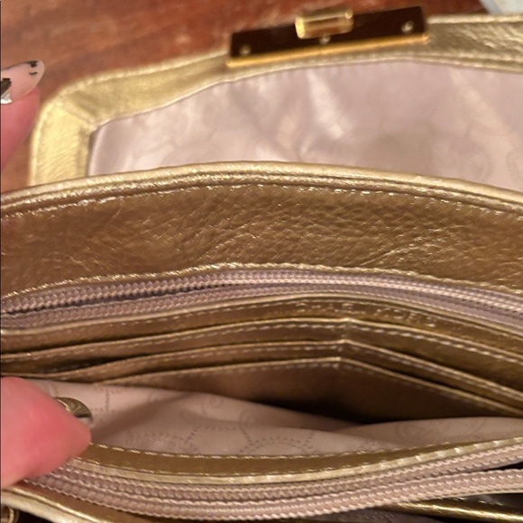 Michael Kors Metallic Gold Mini Bag - Picture 11 of 16
